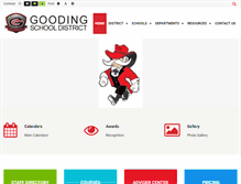 Tablet Screenshot of goodingschools.org